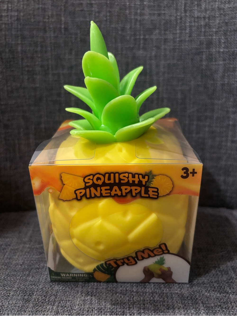 Sunny Days Squishy Pineapple Squeezy Fidget Toy Brand New
